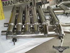 Selection of e type resonators and race tails. - click to enlarge