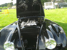 Car of the day XK 120. J.E.C northern day at Ripley Castle. - click to enlarge